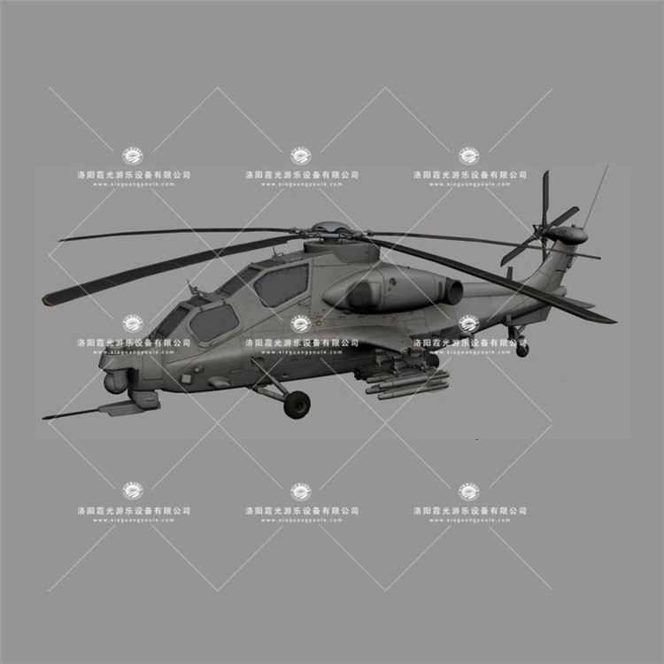 恩平武装直升机3D模型